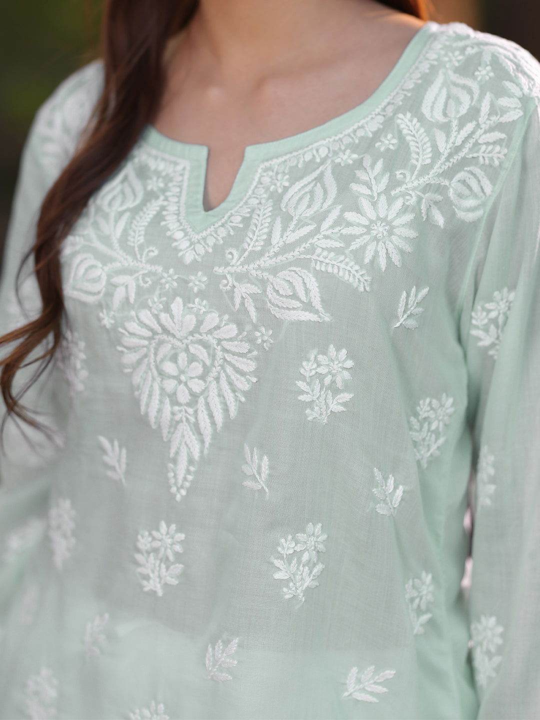LEILA Chikankari Top - KRI CHIKANKARI